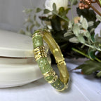 KARLA Minakari Vintage Style thik Enamel Bangle Bracelet, Hinged Design