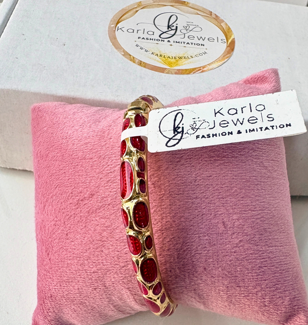 KARLA Minakari Enamel Bracelet