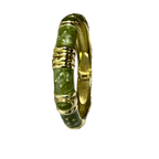 KARLA Minakari Vintage Style thik Enamel Bangle Bracelet, Hinged Design